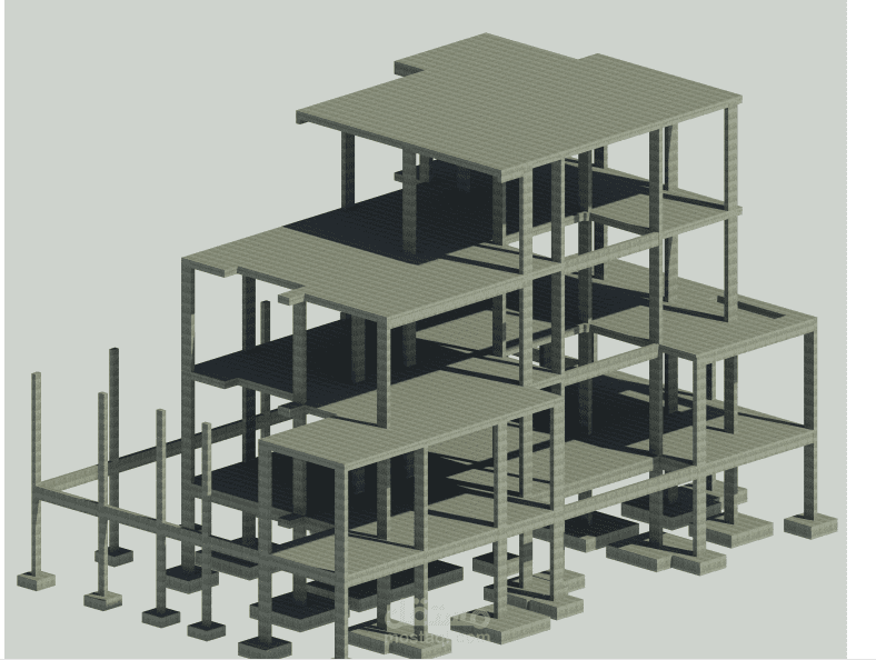 تصميم إنشائي لفيلا خاصة