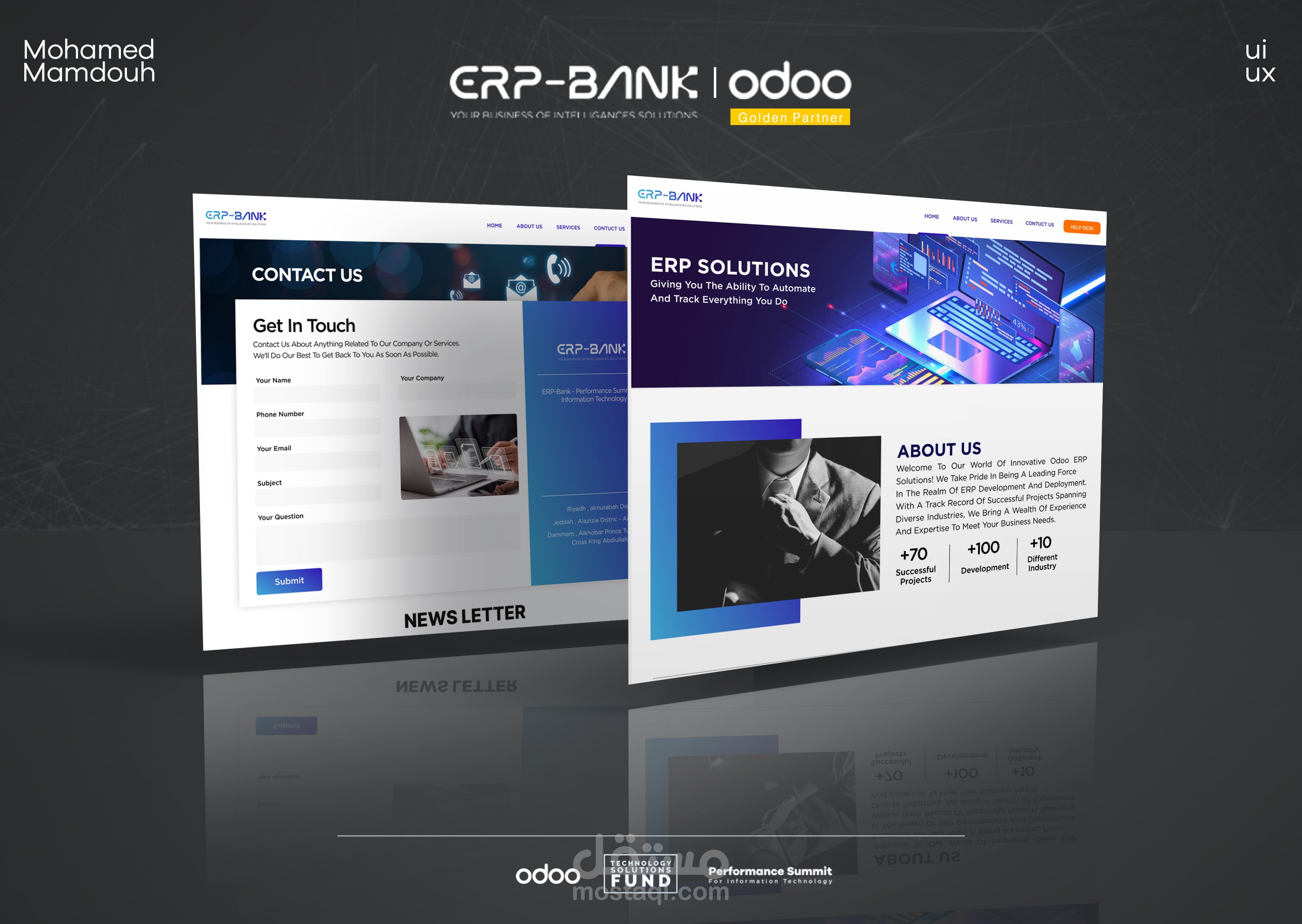 تصميم موقع الكتروني خاص بشركه سعودية