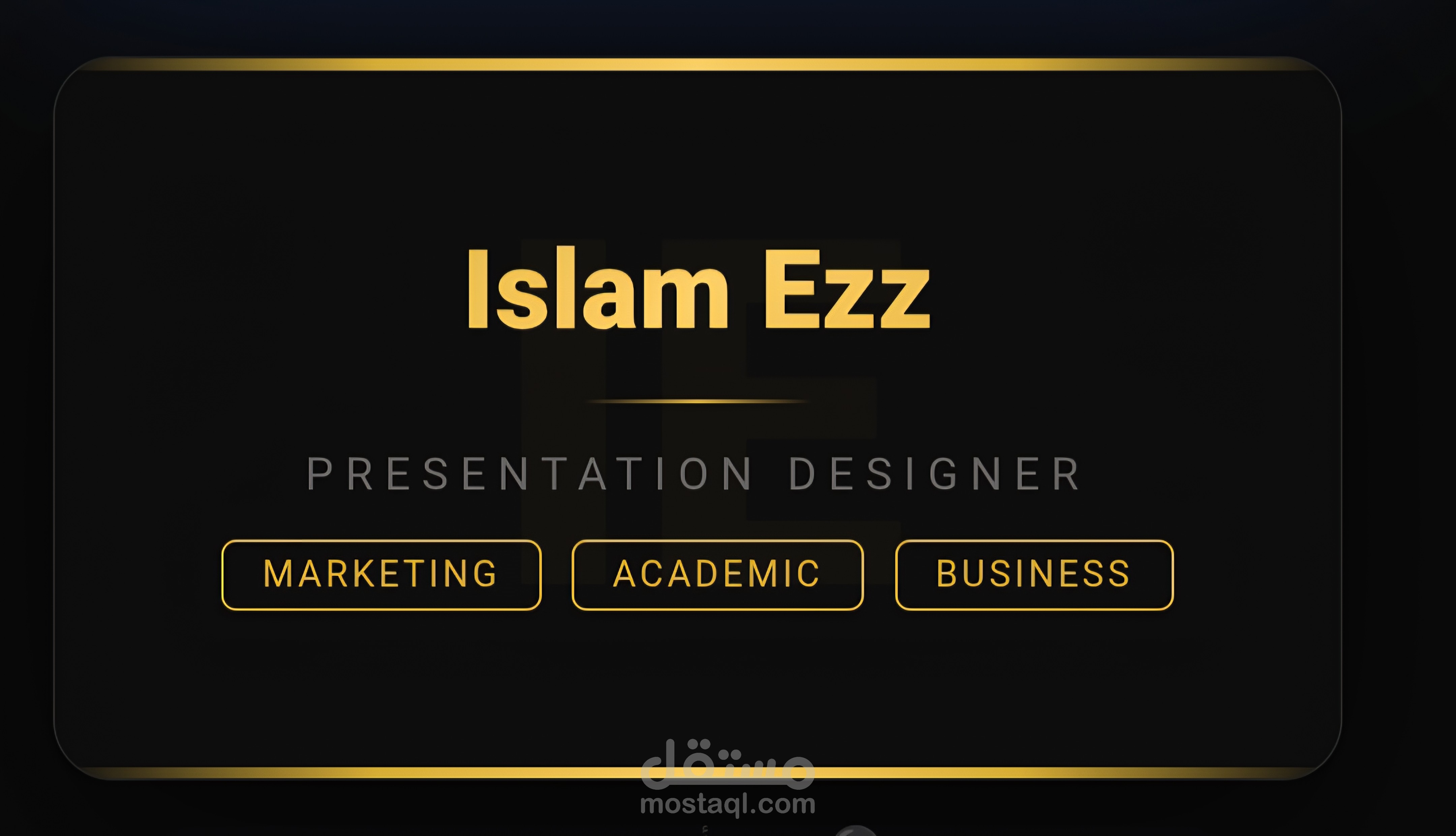 تصميم عروض تقديمية احترافية