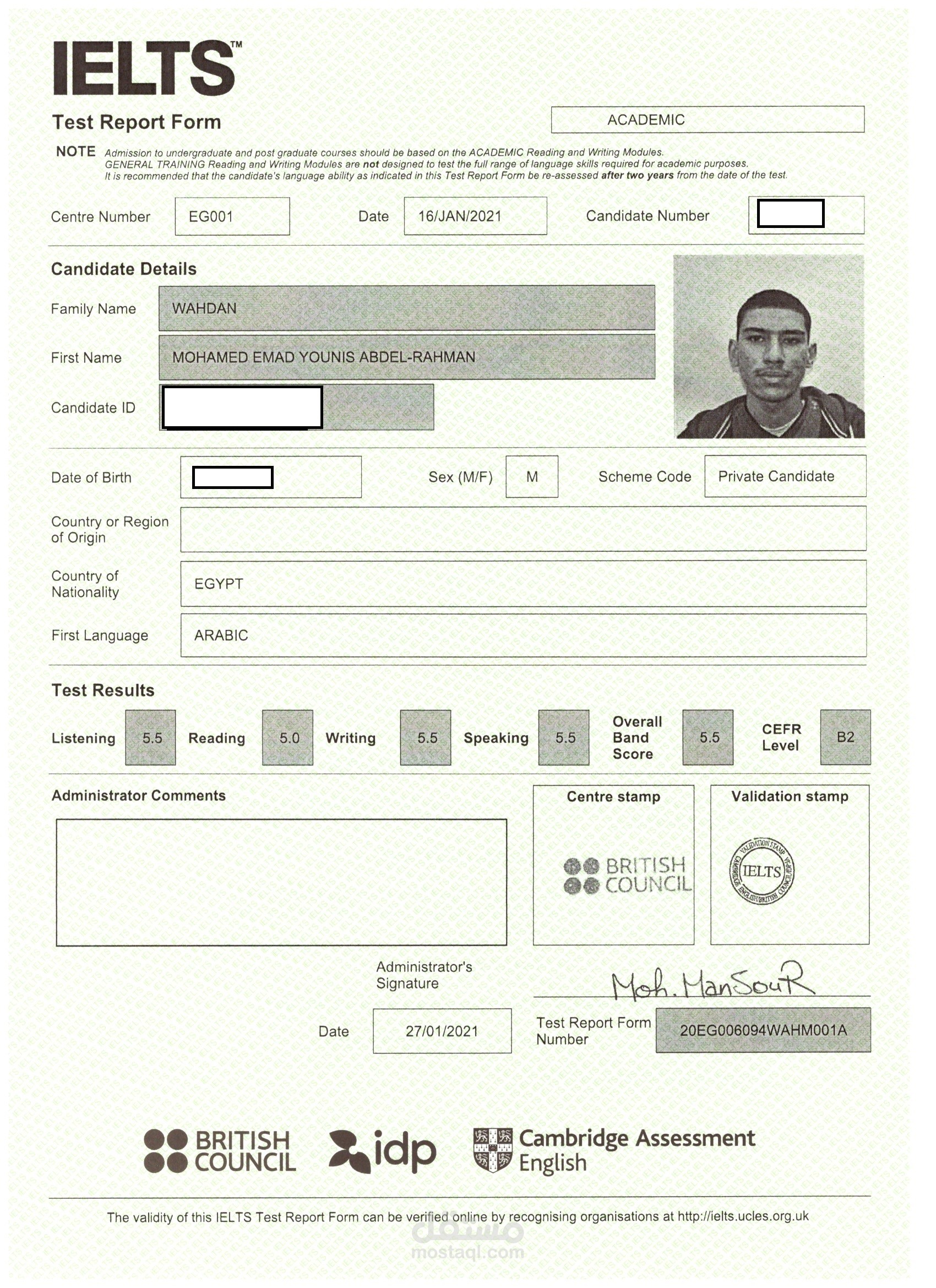 IELTS B2 Academic