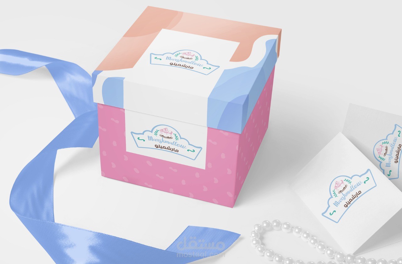 علب هدايا وشنط محل حلويات