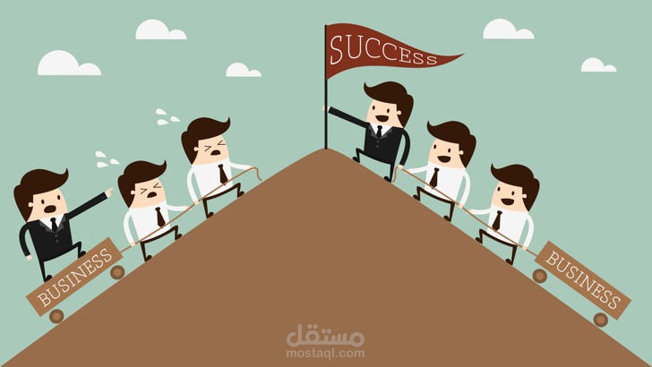 بيئة العمل موشن جرافيك