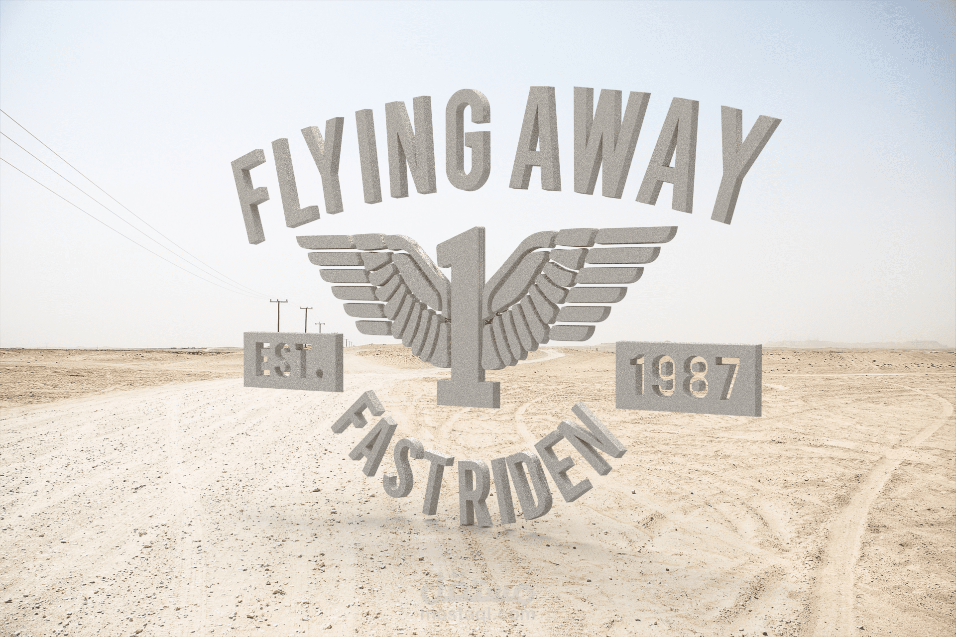 تعديل و تجسيد شعار بصيغة 3D