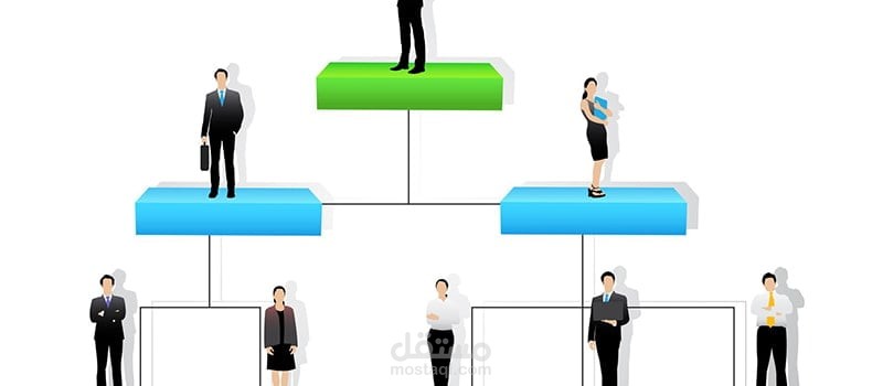 خطة لهيكلة شركة لمنصة وساطة الكترونية