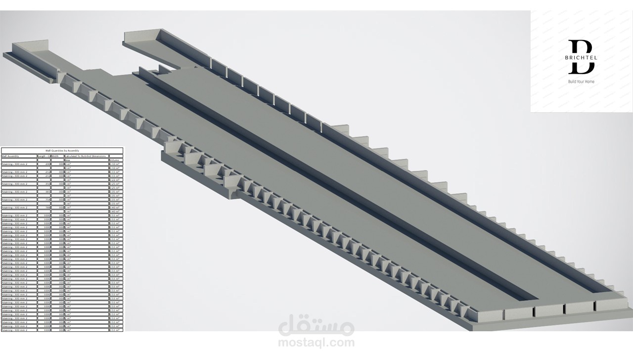 حصر كميات و 3D Model
