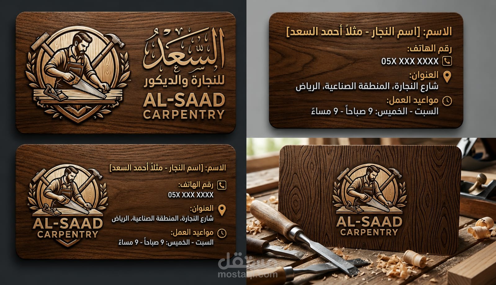 كروت اعمال شخصيه احترافيه مميزه