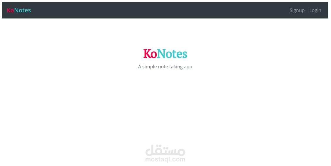 KoNotes App
