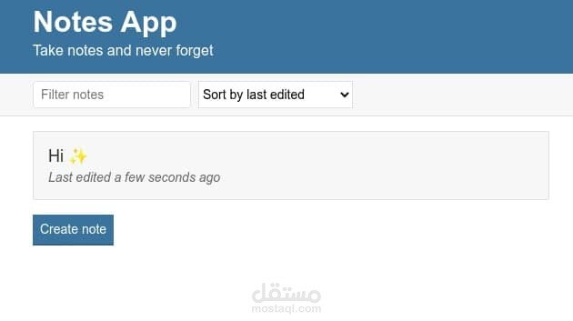Notes App