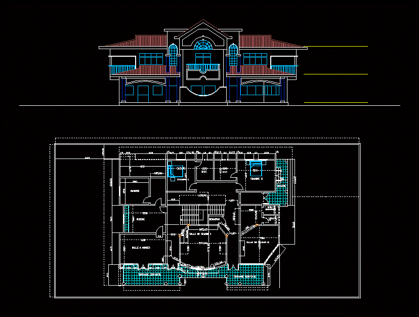التصميم المعماري والرسم باستخدام الاوتوكاد