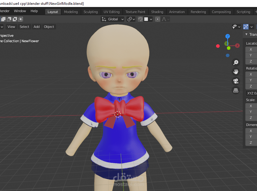 3d character modelling