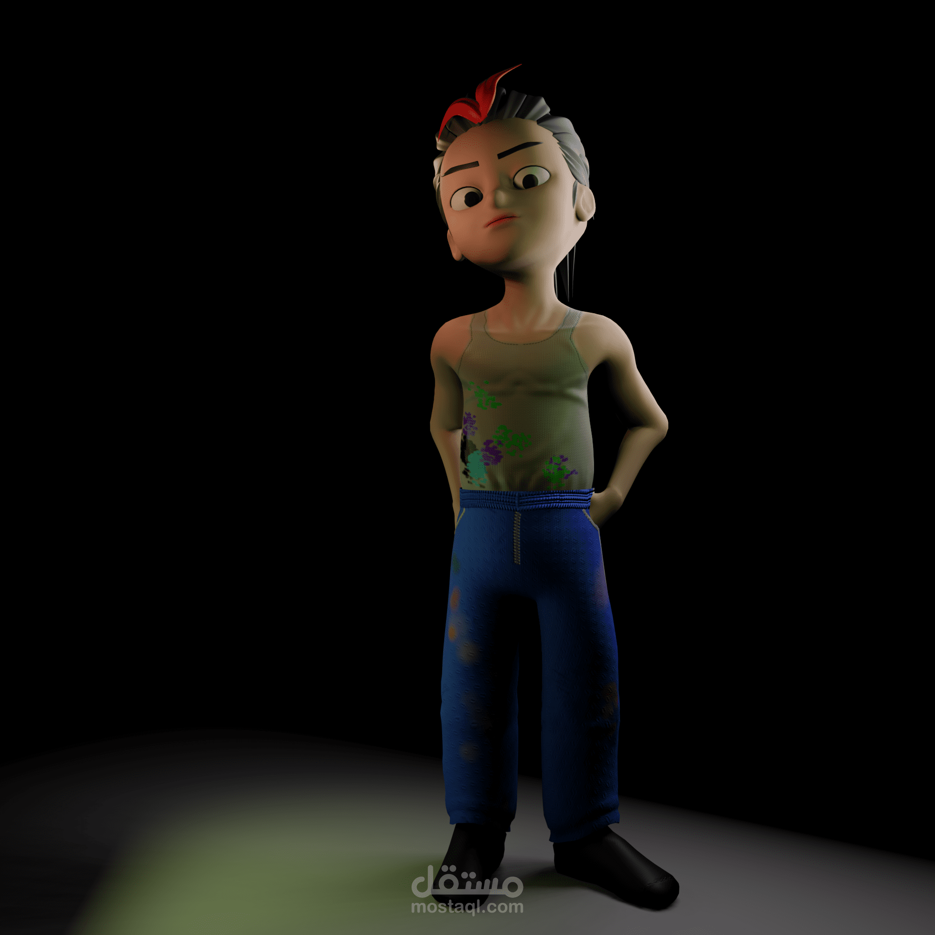 Modelling cartoon character