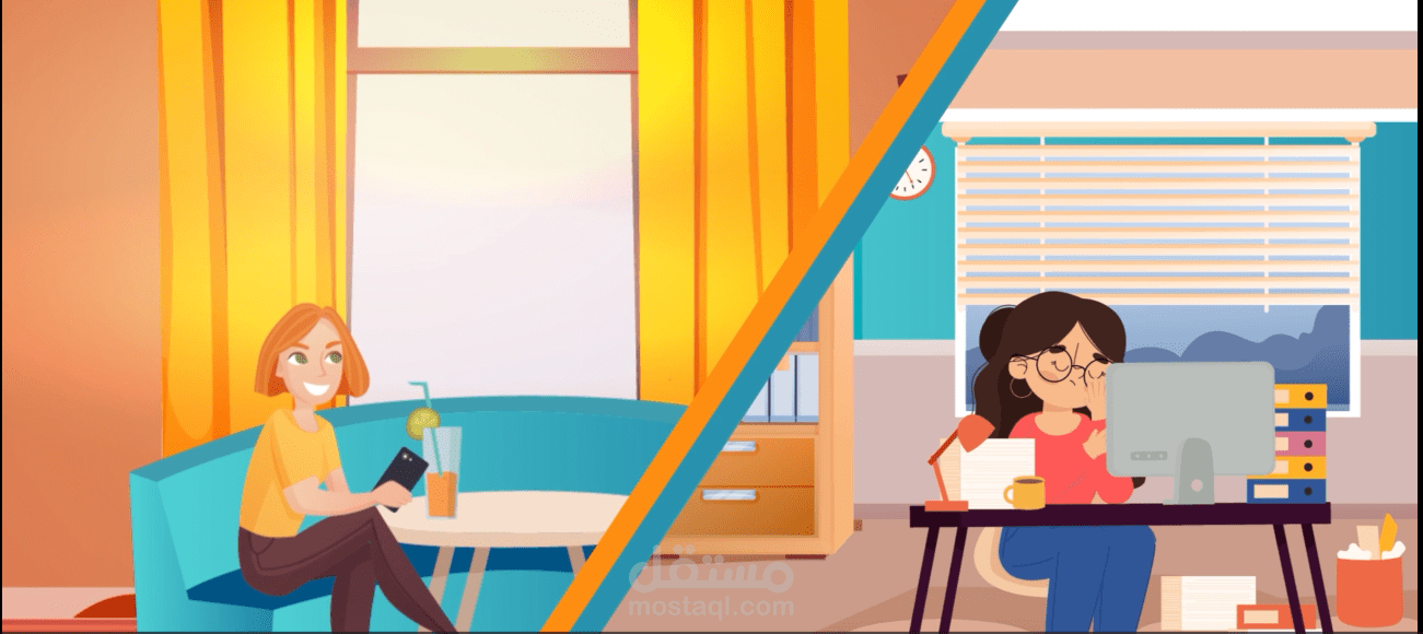 فيديو انميشن وموشن جرافيك لمطعم ليبي