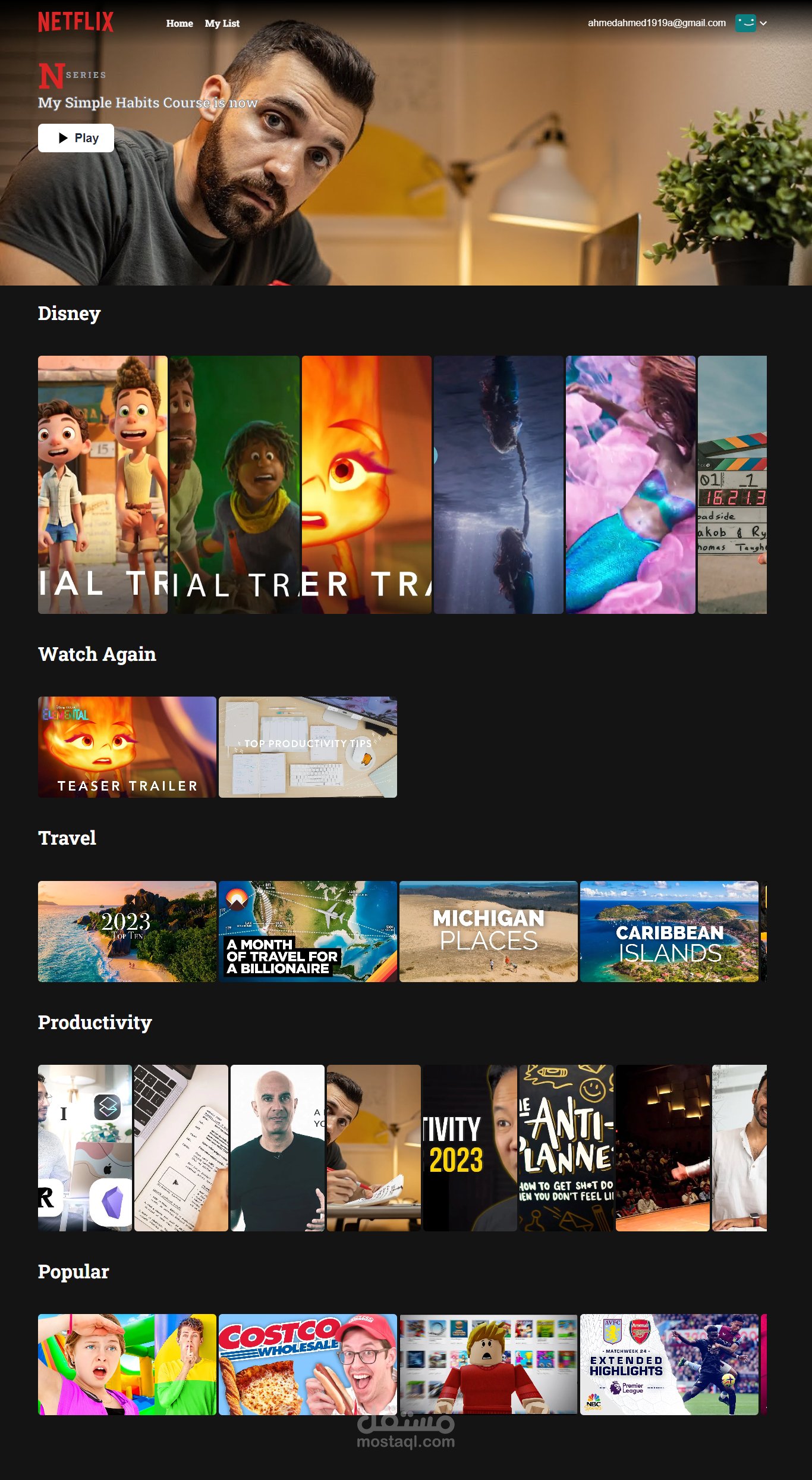 Discover Videos [Netflix-clone]