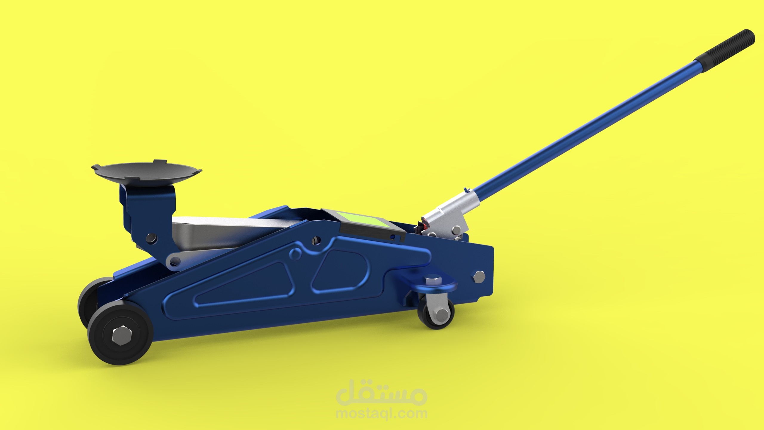 Hydraulic floor jack