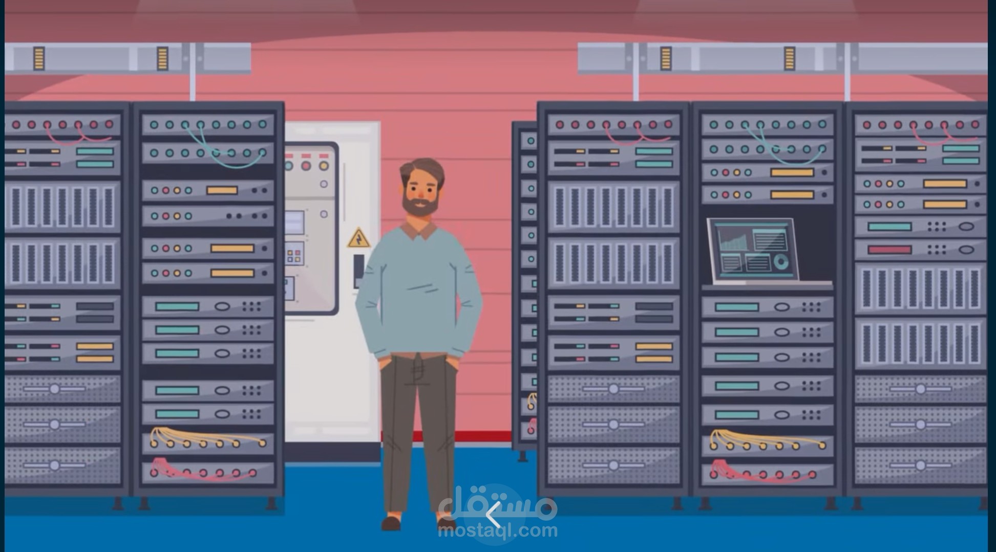 فيديو موشن 2d لشركة شبكات