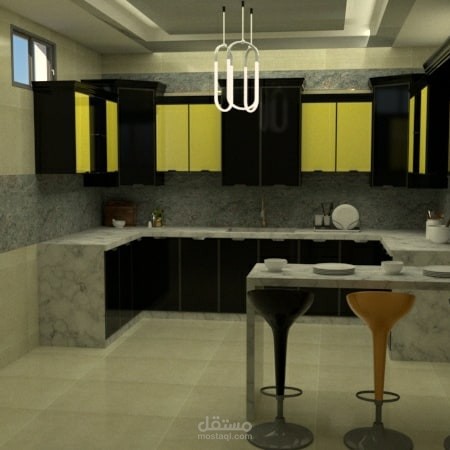 تصميم داخلي لمطبخ