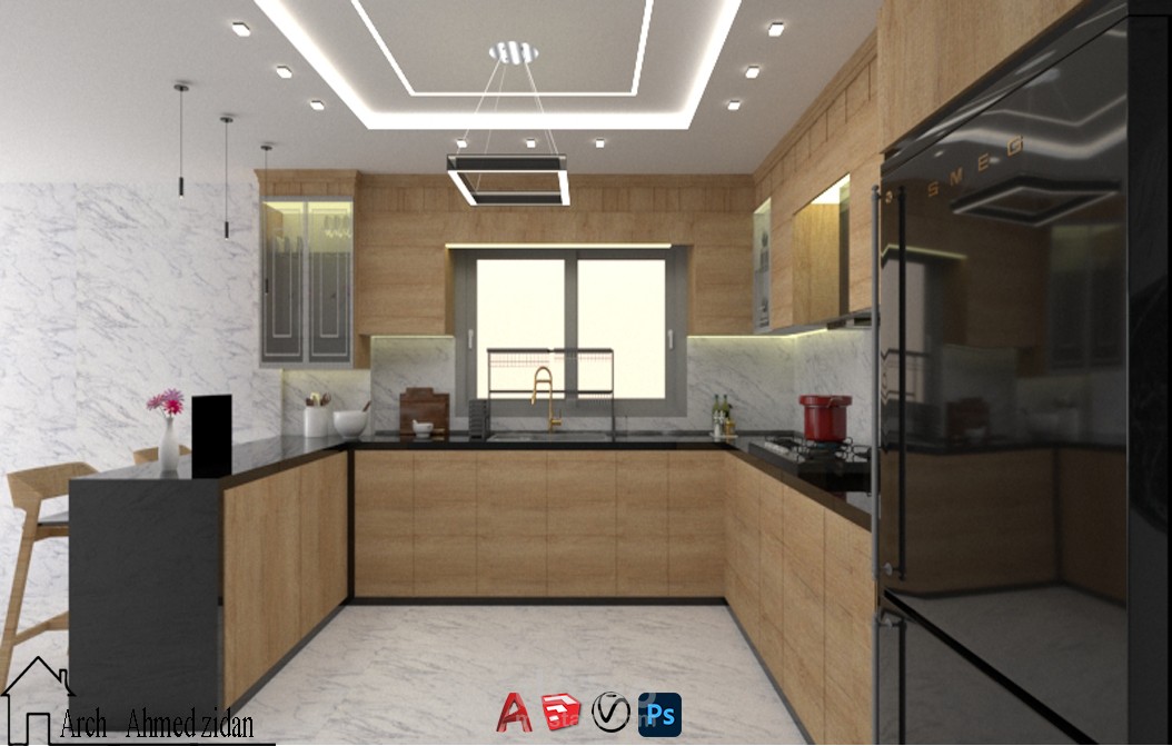 تصميم داخلي لمطبخ