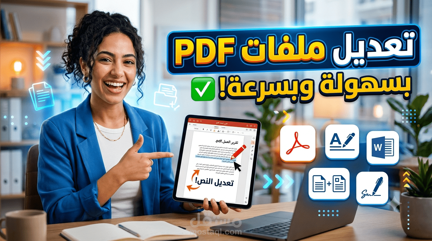 وداعاً لتعقيد ملفات الـ PDF! اكتشف أسهل طريقة للتعديل عليها باحترافية