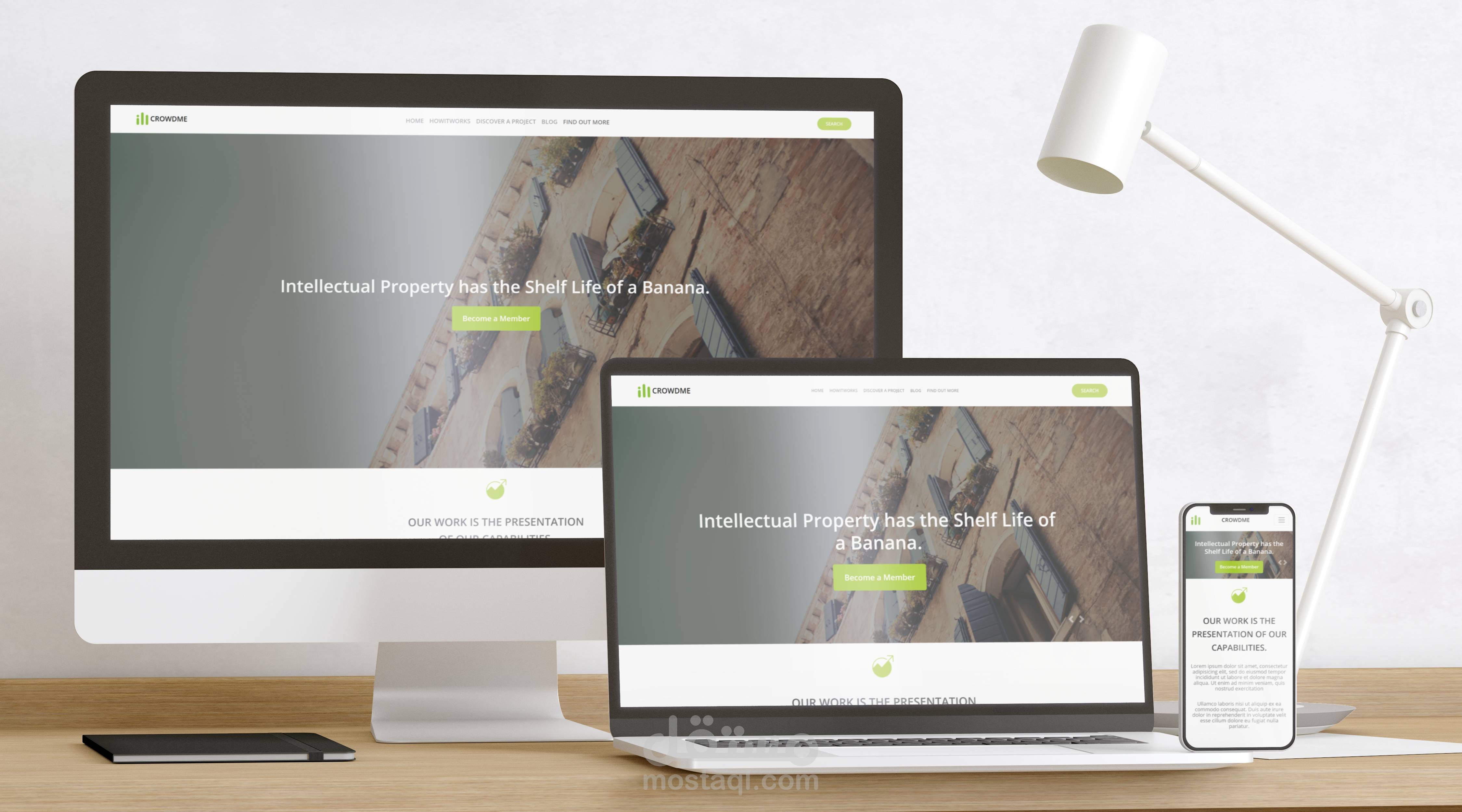 CROWDME Landing page