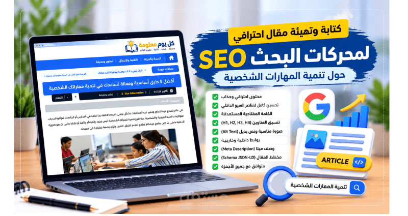 كتابة مقال احترافي متوافق مع SEO حول "تنمية المهارات الشخصية"