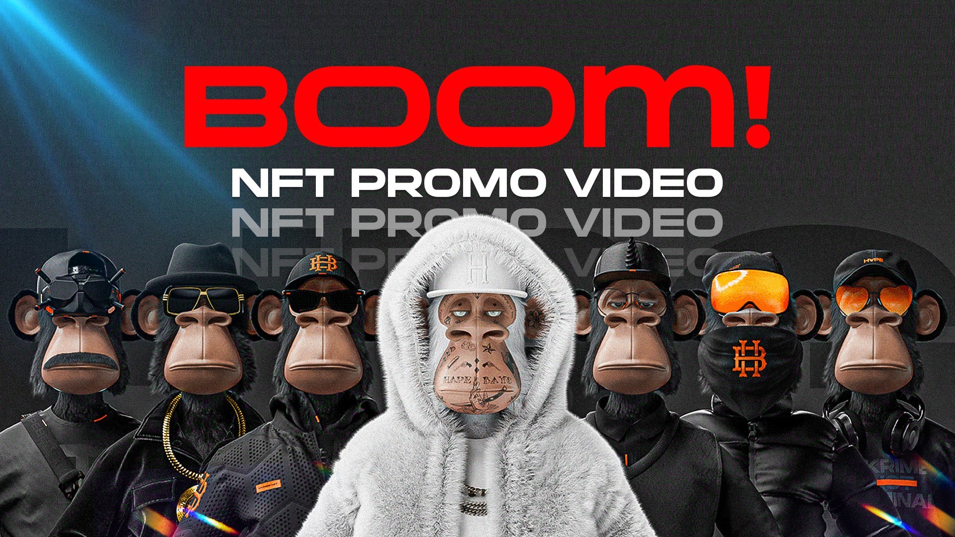 تصميم فيديو تروجي لمجموعة NFT