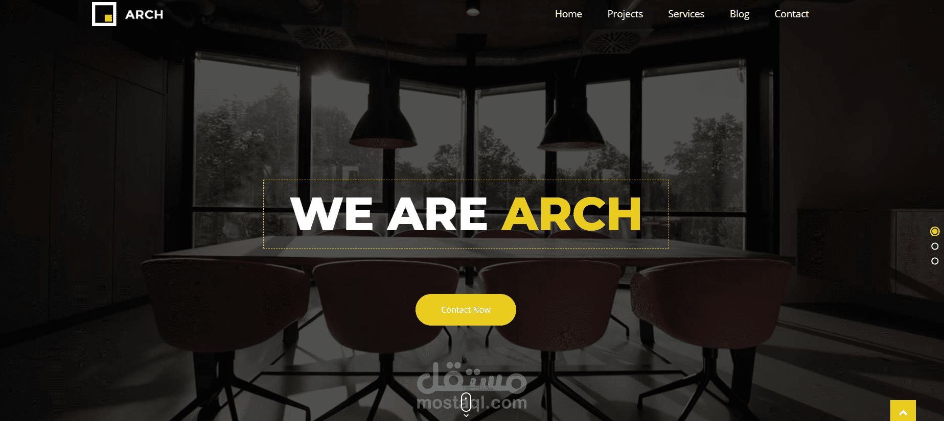 تصميم موقع ديكور وتصميم داخلي