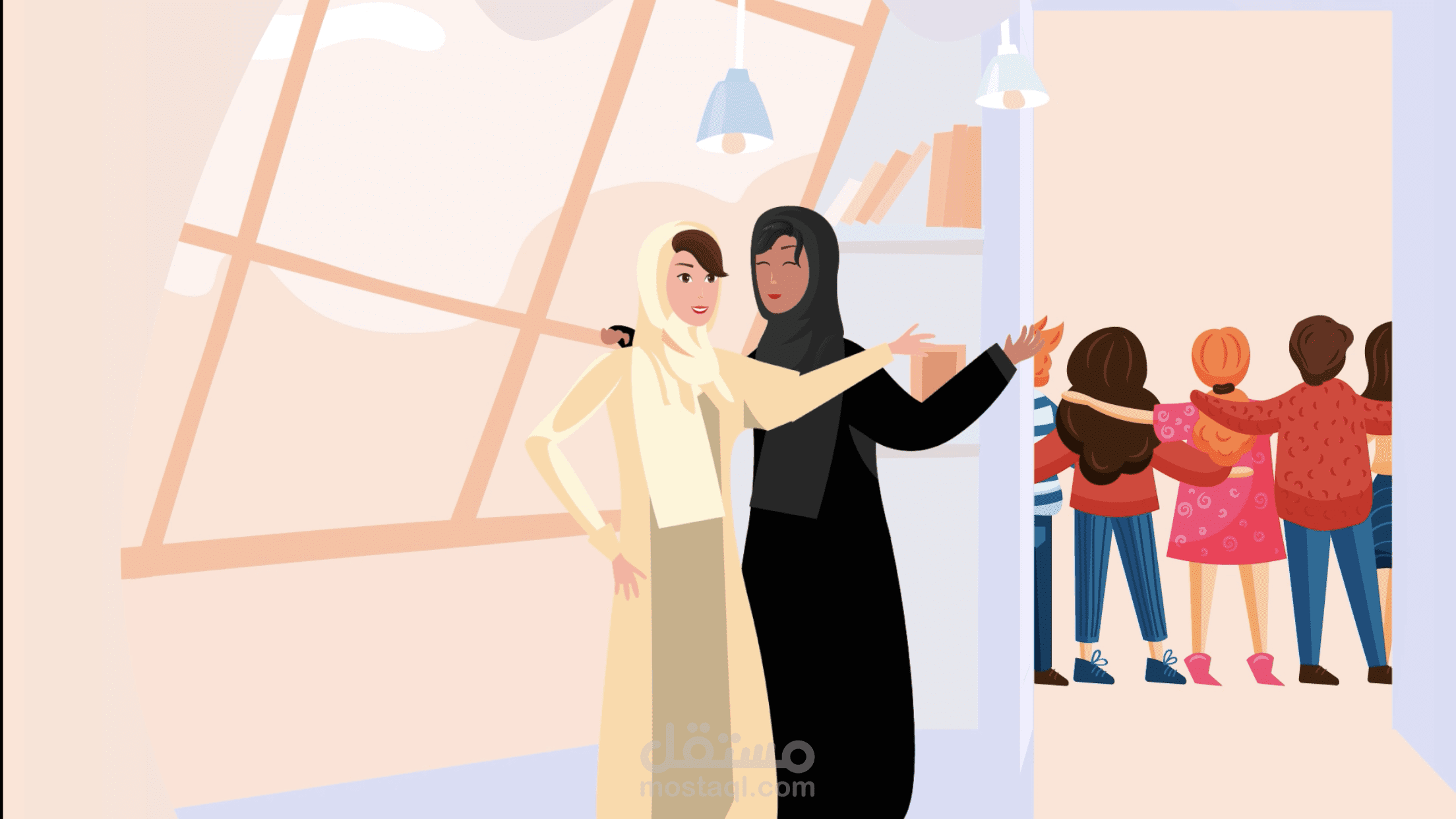 موشن كرافيك لمتجر عباءات