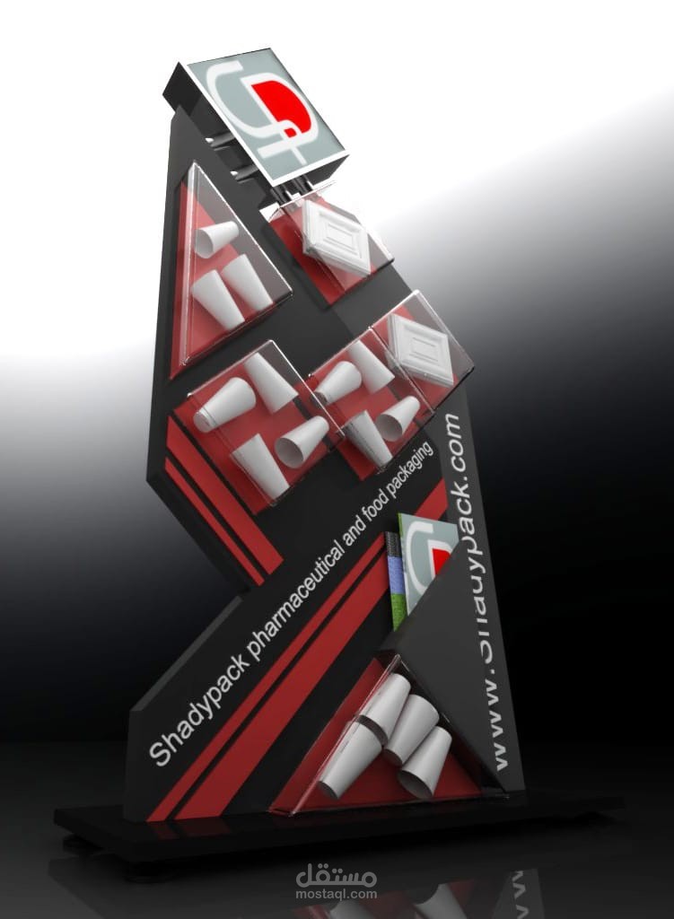 استاند اكواب وعلب بلاستيك