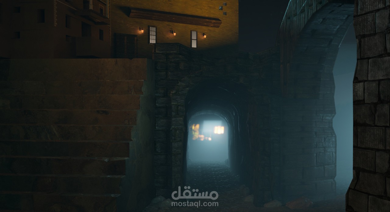 تصميم مشهد سينمائي ثلاثي الأبعاد ( 3d)