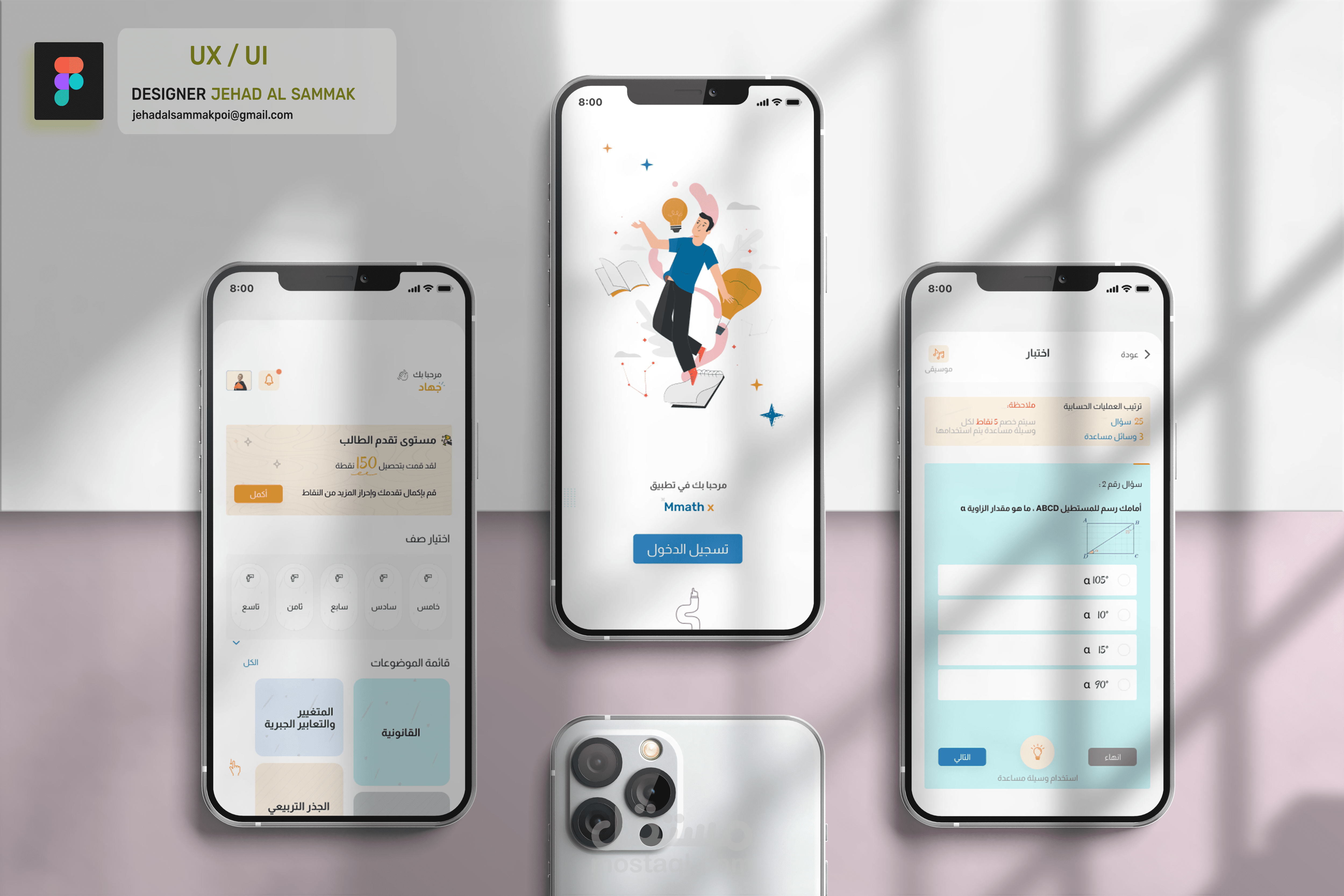 تطبيق رياضيات لحل مسائل