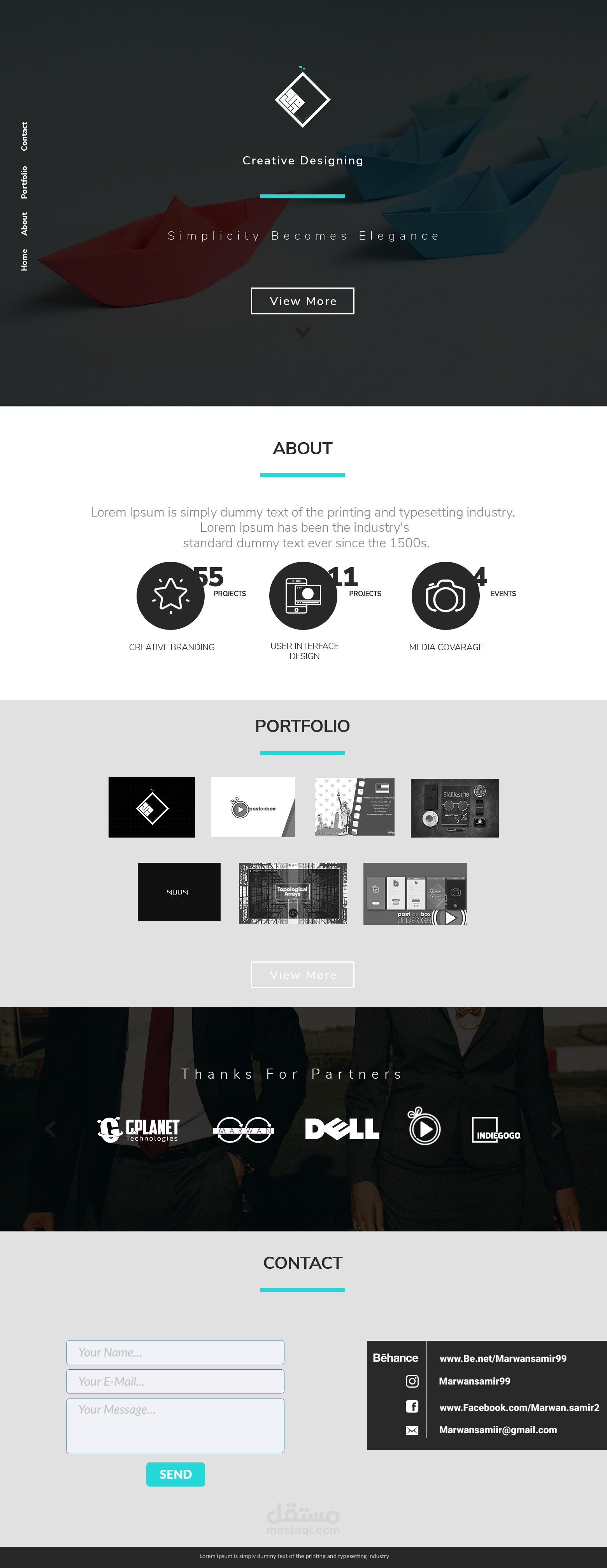 Simple Portfolio Web