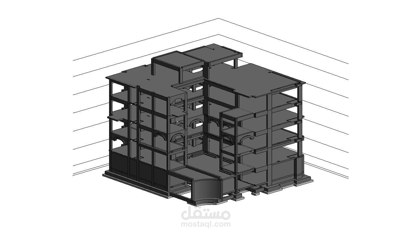 Private villa 3D Modeling- Shop drawing-Quantity Surveying by Revit