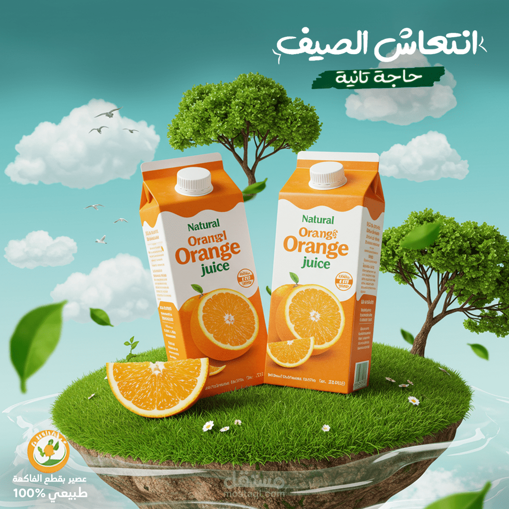 تصاميم سوشيال ميديا - عصائر طبيعية