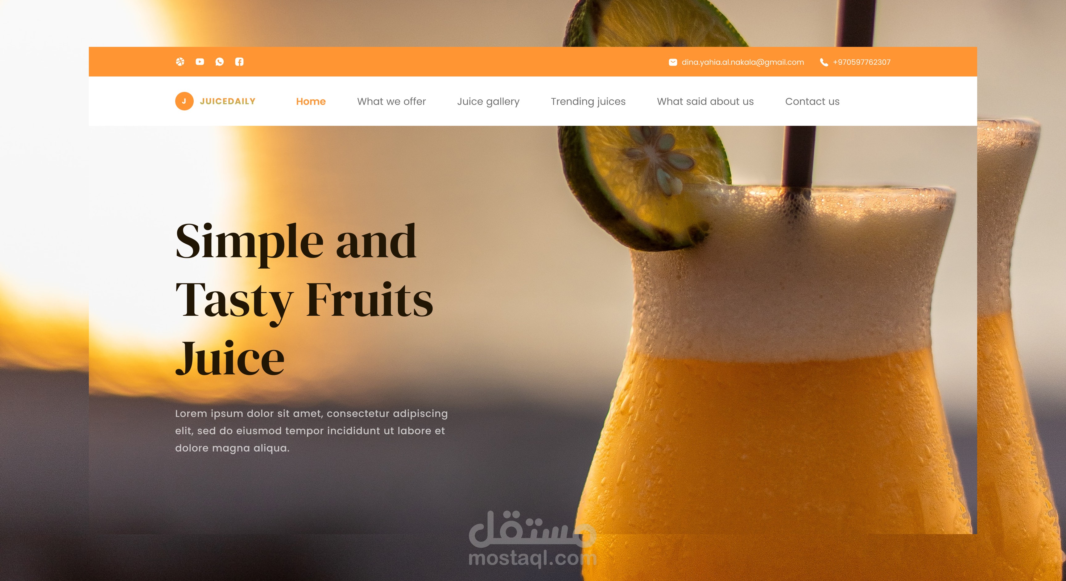 تصميم صفحة الهبوط الوصول Landing page ضمن تجربة مستخدم UX و تصميم واجهة المستخدم UI باستخدام فيجما Figma
