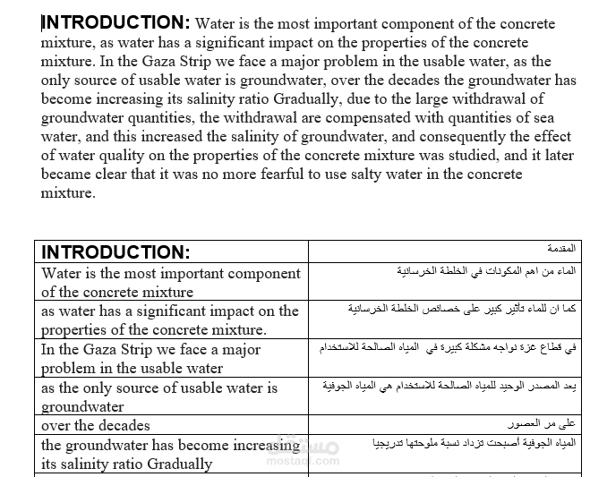ترجمة من اللغةالانجليزية الى العربية بشكل محترف