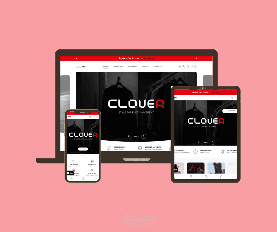 متجر شوبيفاي: كلوفر