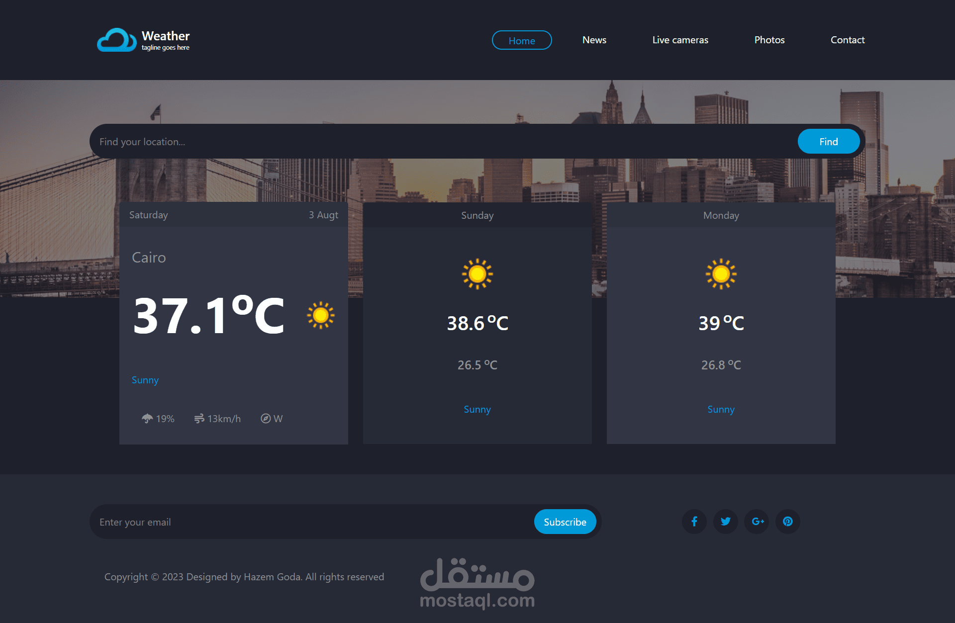 Weather Website