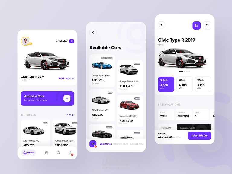 rental car app