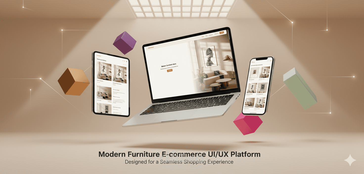 تصميم واجهة موقع إلكتروني كاملة باستخدام HTML وCSS