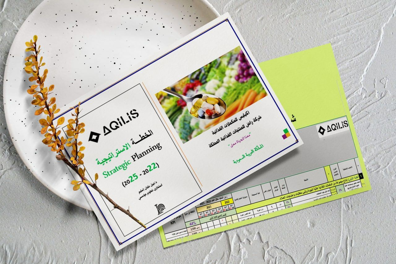 لإعداد #الخطة_الاستراتيجية و#الخطة_التشغيلية لشركة أكتال للمكملات الغذائية