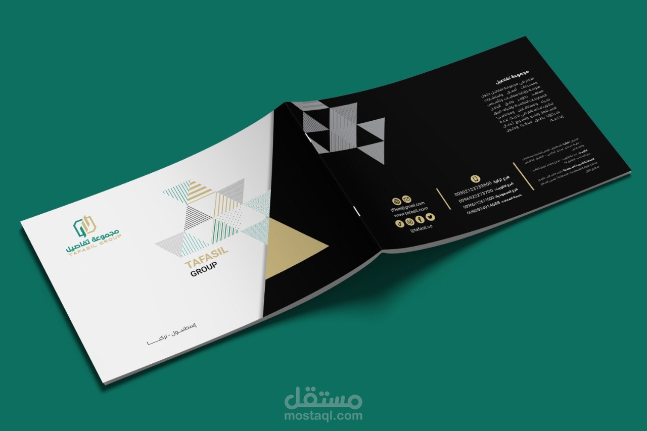 إعداد مجموعة أعمال إدارية وتسويقية لشركة تفاصيل للاستشارات وحلول الأعمال  #تركيا