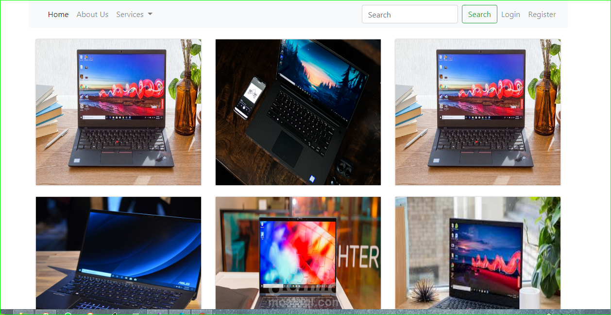 Computer shop online website