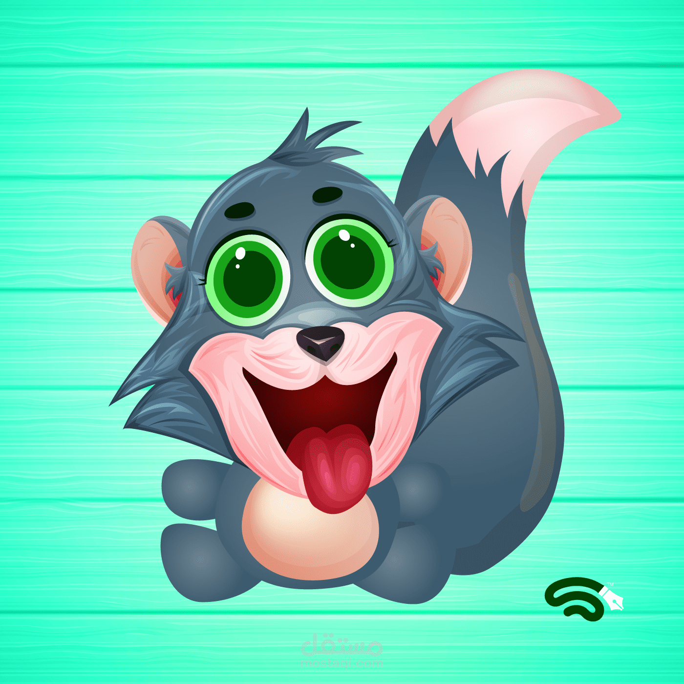 Bubble shooter cat game icon