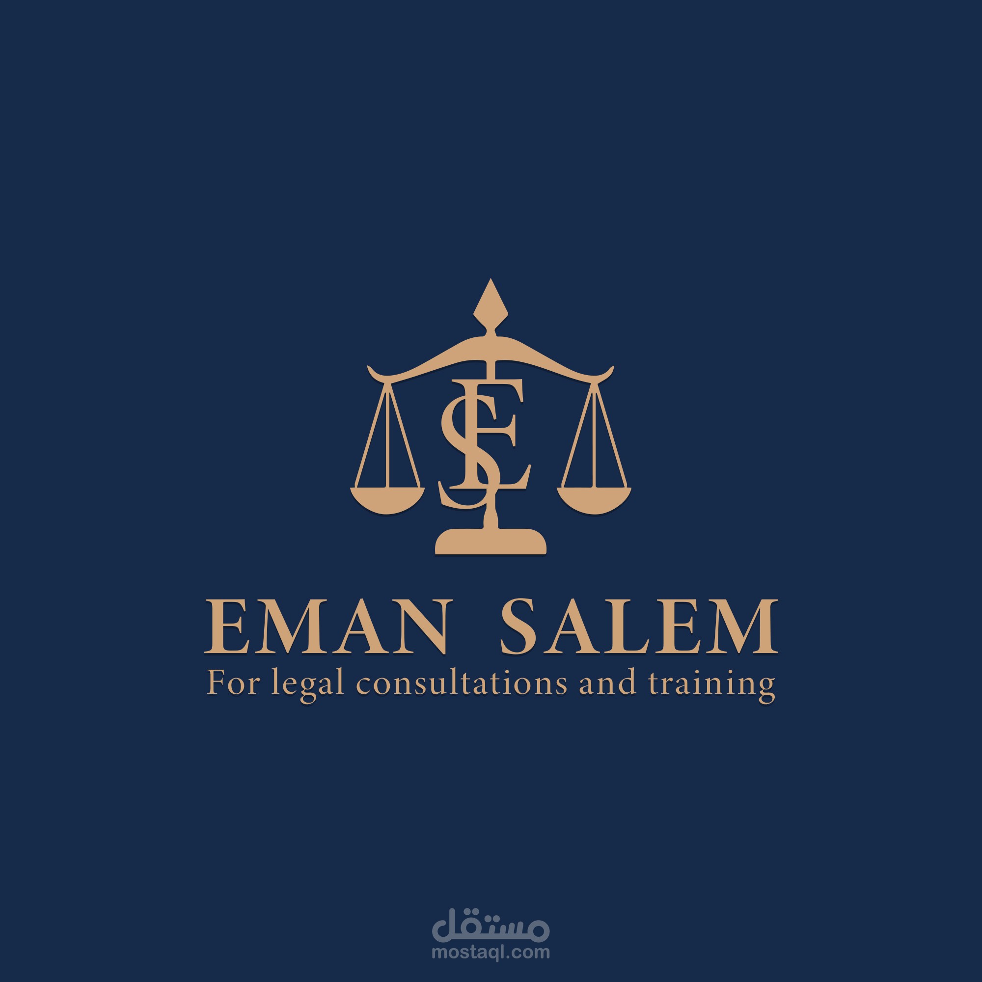 تصميم شعار مكتب محاماة