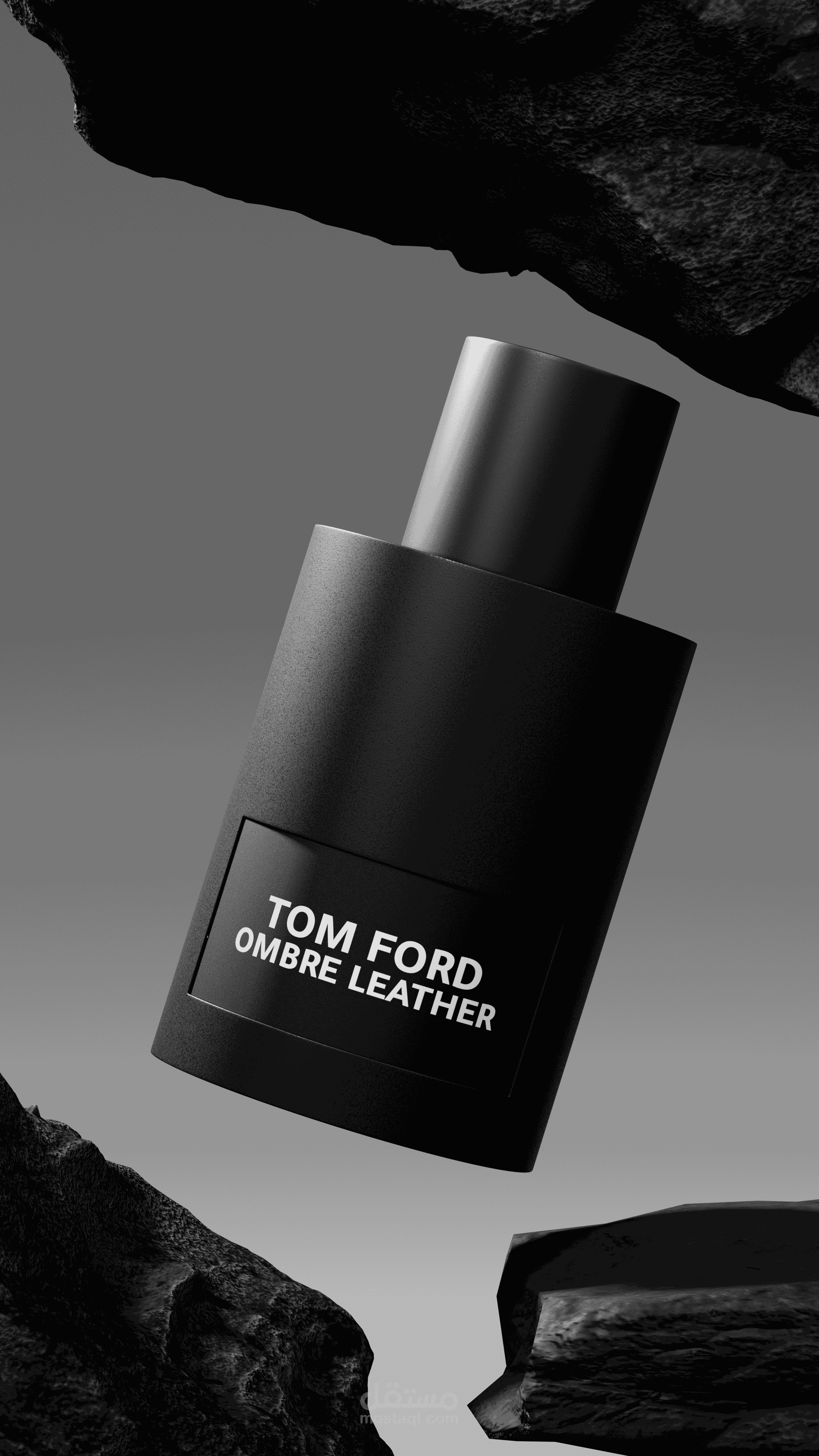 نموذج 3d لزجاجة عطر tom ford  مع فيديو انيميشن