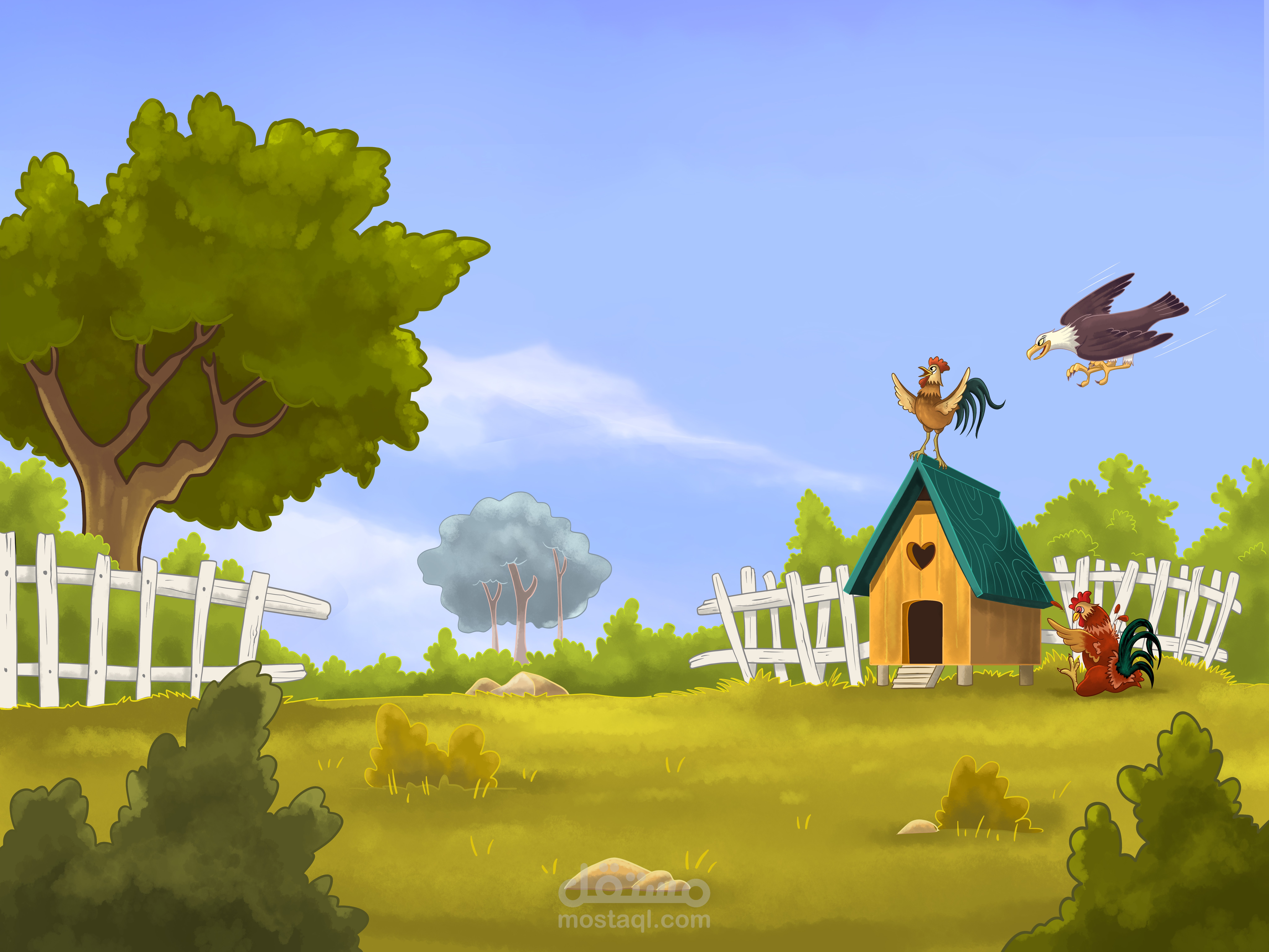 The Fighting Cocks and the Eagle