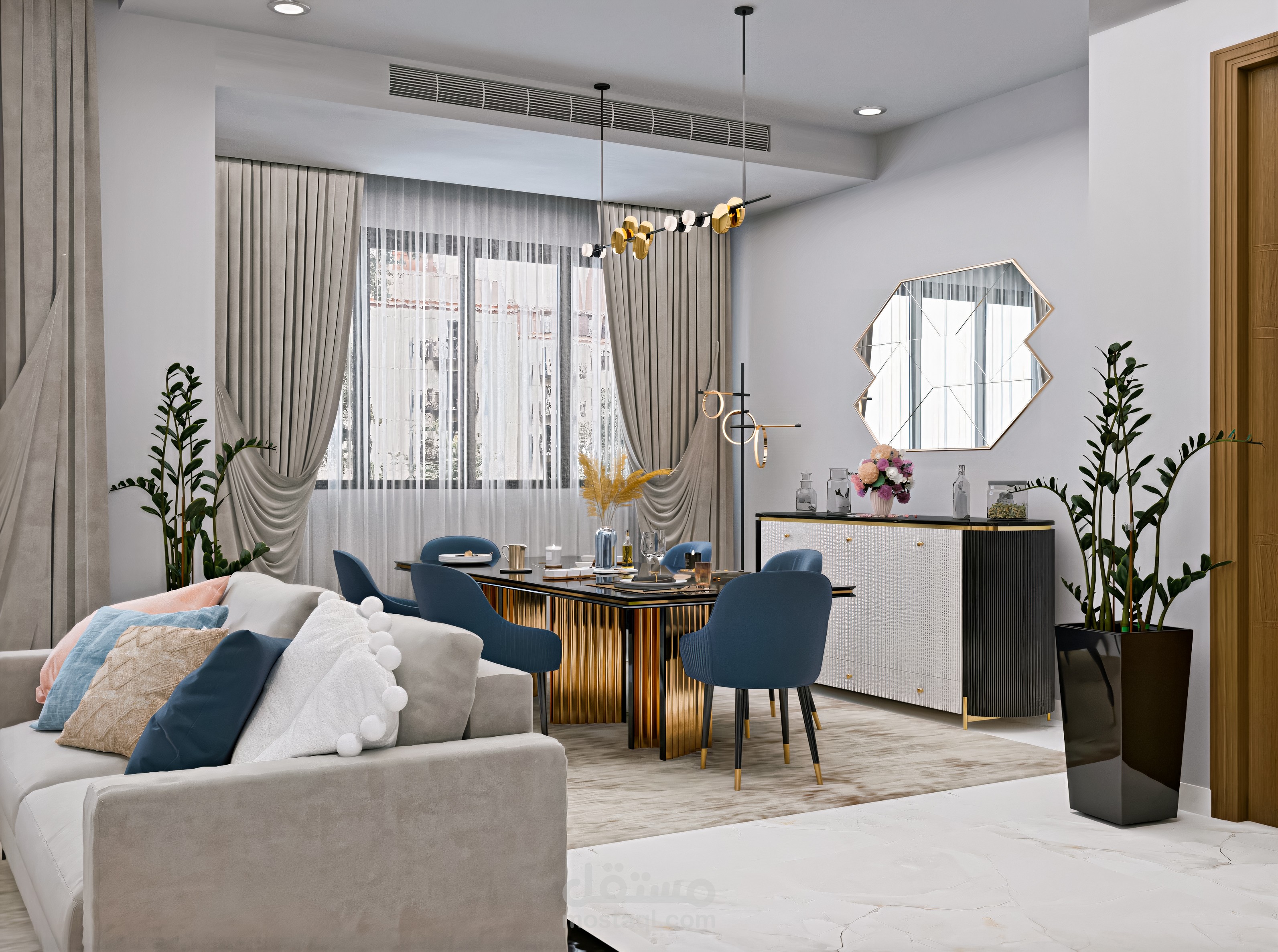 تصميم غرفة الطعام