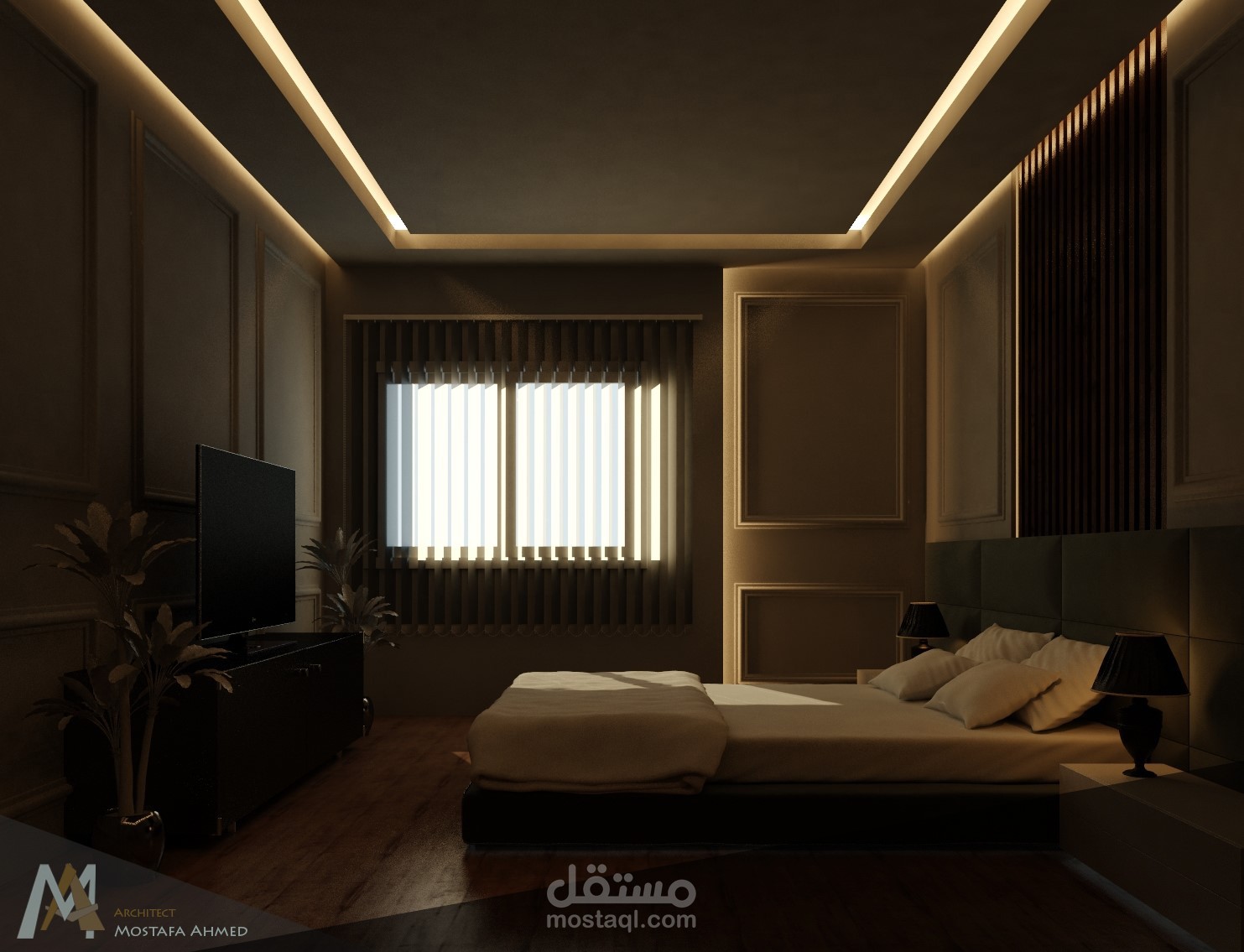 Bedroom interior shot