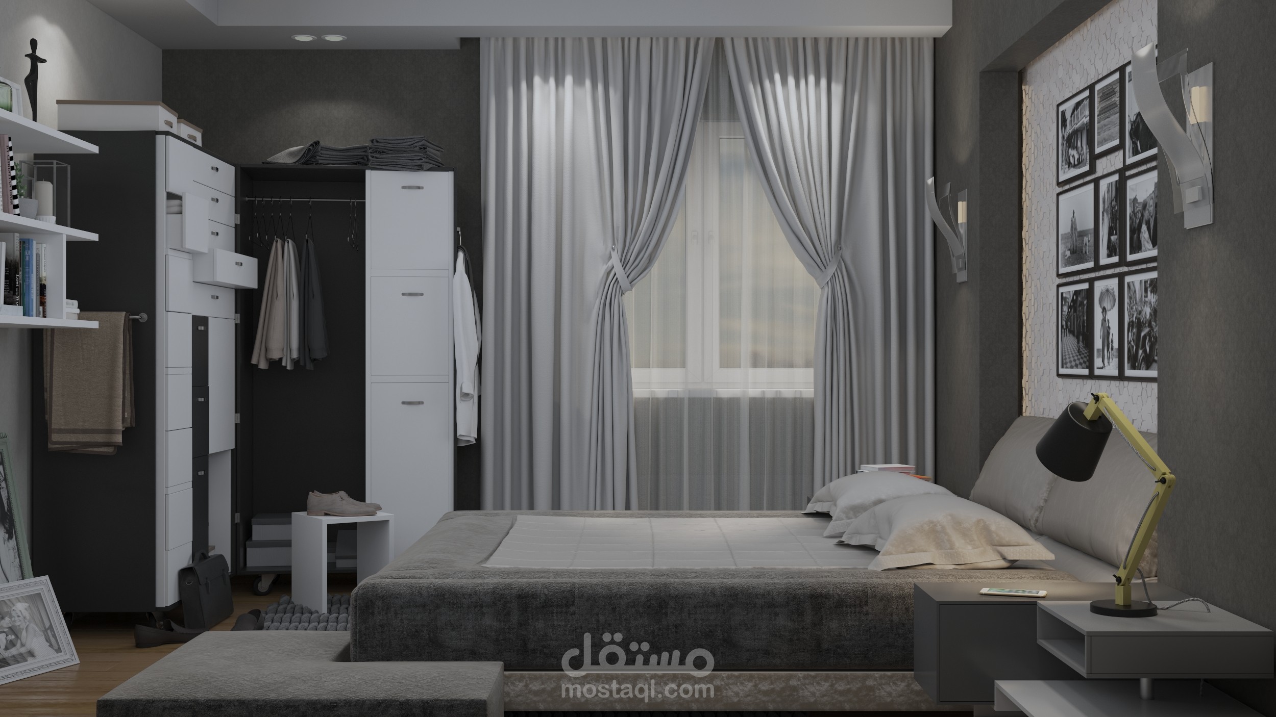 A modern interior design style