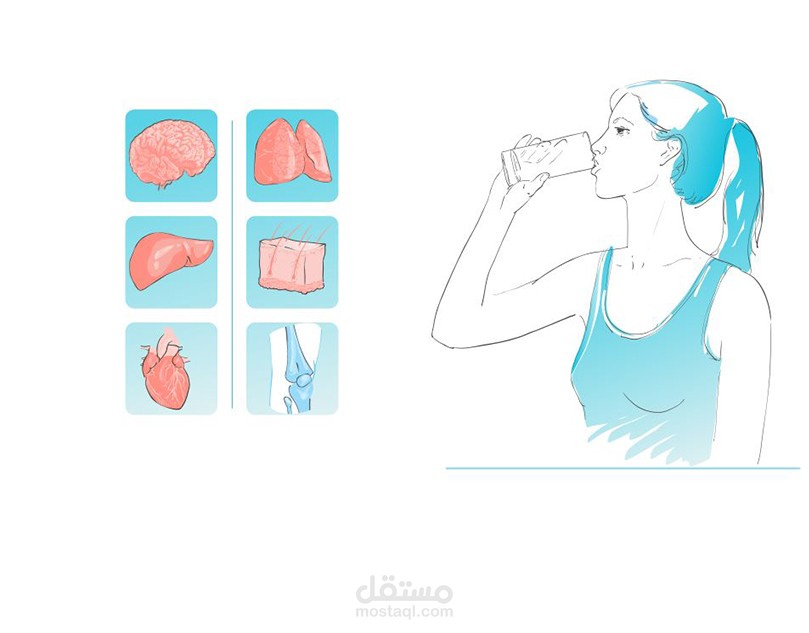 تصميم فيديو موشن جرافيك إحترافي /  شركة الحياة بيور